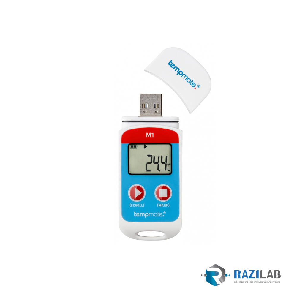 Enregistreur de température TempMate M1 - Razilab Vente Consommable,  instruments et équipement de laboratoire