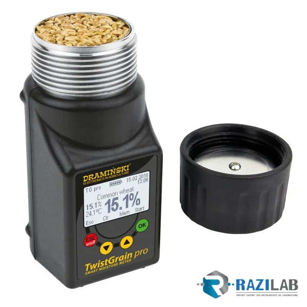 90ml Analyseur d′humidité des grains Draminski Twistgrain PRO pour maïs, légumes, soja, café, cacao – Image 3