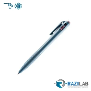 STYLO À ENCRE SOUS PRESSION DÉTECTABLE AVEC CLIP ET TROU