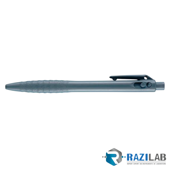 STYLO RÉTRACTABLE DÉTECTABLE AVEC CLIP ET TROU Maroc – Image 2